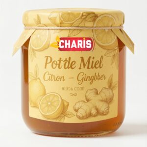 Miel au gingembre & citron (500g)
